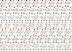 PFY-14469 - Tela Encuadernar Decorada 70x50cm (Sweet Baby Boy II)- pack 6 ud.