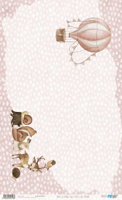 PFY-14728 - Papel Arroz 54x33 cm 25-30 gr. (Sweet Baby Girl Friends)- pack 6 ud.