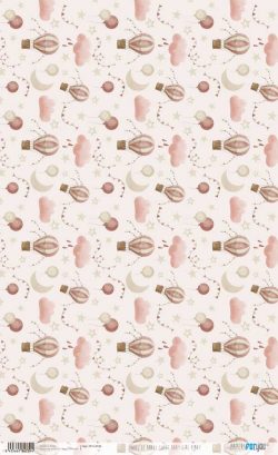 PFY-14739 - Papel Arroz 54x33 cm 25-30 gr. (Sweet Baby Girl Pinky)- pack 6 ud.