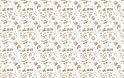 PFY-14753 - Leather Paper 65x40 cm (Sweet Baby Girl I)- pack 2 ud.