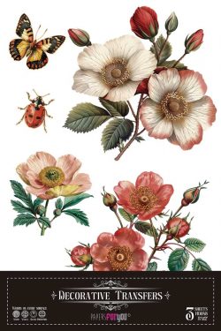 PFY-14636 - Decorative Transfers 20x30cm 8″x 12″ 3 Hojas (Bugs) - pack 2 ud.