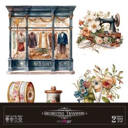 PFY-14649 - Decorative Transfers 30x30cm 12″x 12″ 2 Hojas (Sewing) - pack 2 ud.