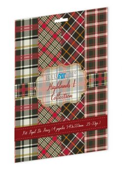 PFY-14869 - Colección de 4 Papeles Arroz 54x33 cm 25-30 gr. (Highlands II) - pack 4 ud.