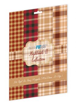 PFY-14871 - Colección de 4 Papeles Arroz 54x33 cm 25-30 gr. (Highlands II) - pack 4 ud.