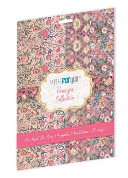 PFY-14899 - Colección de 4 Papeles Arroz 54x33 cm 25-30 gr. (Venezia) - pack 4 ud.