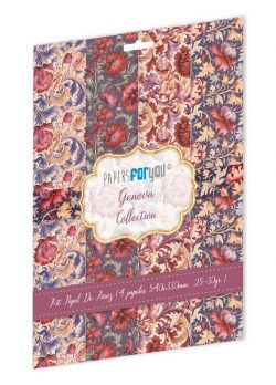 PFY-14903 - Colección de 4 Papeles Arroz 54x33 cm 25-30 gr. (Génova) - pack 4 ud.