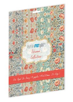 PFY-14904 - Colección de 4 Papeles Arroz 54x33 cm 25-30 gr. (Verona) - pack 4 ud.