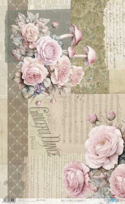 PFY-15105 - Papel Arroz 54x33 cm 25-30 gr. (Blushrooms II) - pack 6 ud.