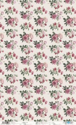 PFY-15148 - Papel Arroz 54x33 cm 25-30 gr. (Vintage Roses V) - pack 6 ud.