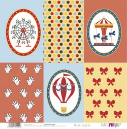 PFY-15022 - Papel Scrap doble cara 180gr 12x12 (Magical Illusion)- pack 12 ud.