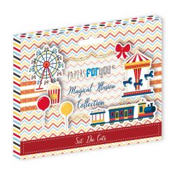 PFY-15049 - Die Cuts 20 pzs 300gr. (Magical Illusion)- pack 5 ud.