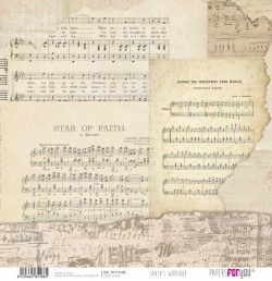 PFY-15186 - Papel Scrap Vellum 90gr (Santa's Workshop) - pack 12 ud.