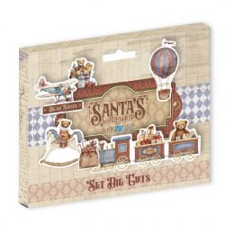 PFY-15196 - Die Cuts 17 pzs 300gr. (Santa's Workshop) - pack 5 ud.