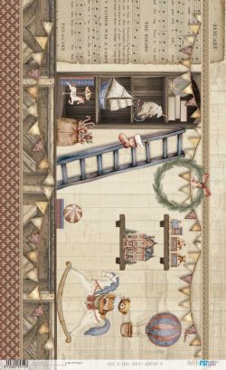 PFY-15312 - Papel Arroz 54x33 cm 25-30 gr. (Santa's Workshop III) - pack 6 ud.