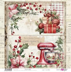 PFY-15326 - Papel Scrap doble cara 180gr 12x12  (Sweet December) - pack 12 ud.