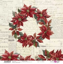 PFY-15337 - Papel Scrap Tela 125gr 12"x12" (Sweet December) - pack 12 ud.