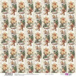 PFY-15338 - Papel Scrap Tela 125gr 12"x12" (Sweet December) - pack 12 ud.