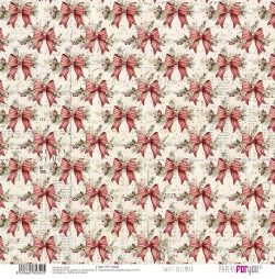 PFY-15342 - Papel Scrap Tela 125gr 12"x12" (Sweet December) - pack 12 ud.