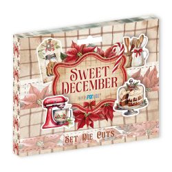 PFY-15363 - Die Cuts 16 pzs 300gr. (Sweet December) - pack 5 ud.