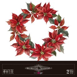 PFY-15366 - Decorative Transfers 30x30 (Sweet December) - pack 2 ud.