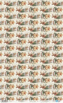 PFY-15377 - Papel Arroz 54x33 cm 25-30 gr. (Sweet December II) - pack 6 ud.