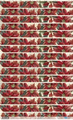 PFY-15384 - Papel Arroz 54x33 cm 25-30 gr. (Sweet December VIII) - pack 6 ud.