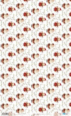 PFY-15447 - Papel Arroz 54x33 cm 25-30 gr. (Santa & Friends V) - pack 6 ud.