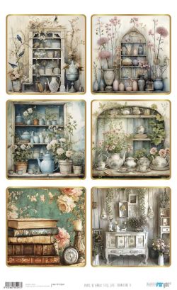 PFY-15247 - Papel Arroz 54x33 cm 25-30 gr. Still Life: Furniture II