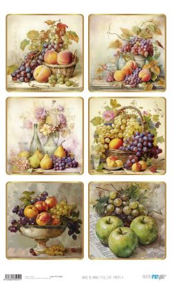 PFY-15254 - Papel Arroz 54x33 cm 25-30 gr. Still Life: Fruits II