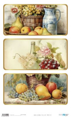 PFY-15255 - Papel Arroz 54x33 cm 25-30 gr. Still Life: Fruits III