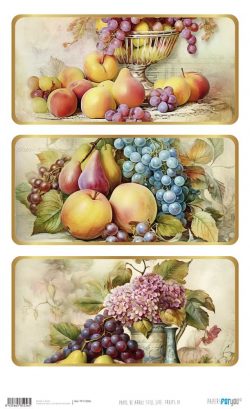 PFY-15256 - Papel Arroz 54x33 cm 25-30 gr. Still Life: Fruits IV
