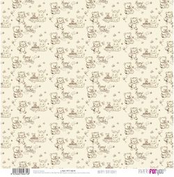 PFY-14674 - Papel Scrap doble cara 180gr 12x12 (Happy Birthday) - pack 12 ud.