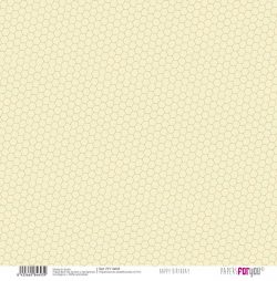PFY-14693 - Papel Scrap Tela 125gr 12x12 (Happy Birthday) - pack 6 ud.