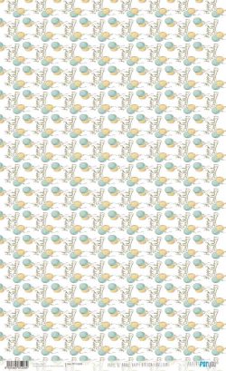 PFY-15208 - Papel Arroz 54x33 cm 25-30 gr. Happy Birthday (Balloons) - pack 6 ud.