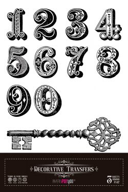 PFY-15474 - Decorative Transfers 20x30 (Steampunk) - pack 2 ud.