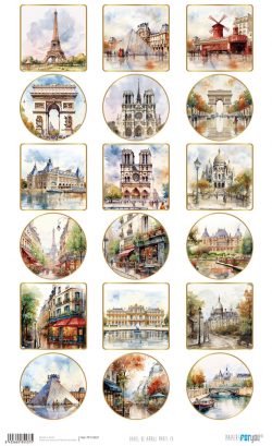 PFY-15537 - Papel de Arroz 54x33 cm 25-30 gr. (Paris IX) - pack 6 ud.