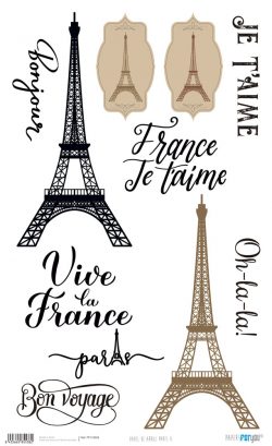 PFY-15538 - Papel de Arroz 54x33 cm 25-30 gr. (Paris X) - pack 6 ud.