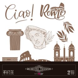 PFY-15542 - Decorative Transfers 30x30cm 12"x 12" 2 Hojas (Roma I) - pack 2 ud.
