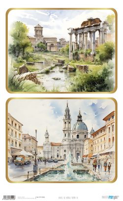 PFY-15552 - Papel de Arroz 54x33 cm 25-30 gr. (Roma IV) - pack 6 ud.