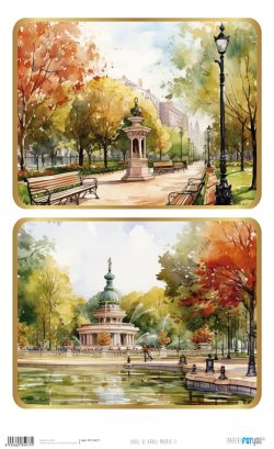 PFY-15477 - Papel Arroz 54x33 cm 25-30 gr. (Madrid II) - pack 6 ud.