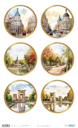 PFY-15483 - Papel Arroz 54x33 cm 25-30 gr. (Madrid VII) - pack 6 ud.