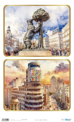 PFY-15492 - Papel Arroz 54x33 cm 25-30 gr. (Madrid X) - pack 6 ud.