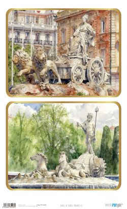 PFY-15493 - Papel Arroz 54x33 cm 25-30 gr. (Madrid XI) - pack 6 ud.