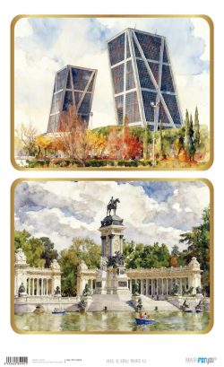 PFY-15494 - Papel Arroz 54x33 cm 25-30 gr. (Madrid XII) - pack 6 ud.