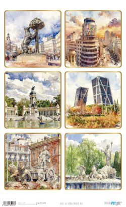 PFY-15495 - Papel Arroz 54x33 cm 25-30 gr. (Madrid XIII) - pack 6 ud.