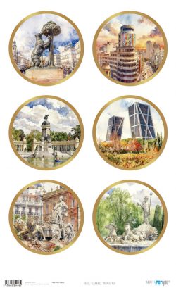 PFY-15496 - Papel Arroz 54x33 cm 25-30 gr. (Madrid XIV) - pack 6 ud.