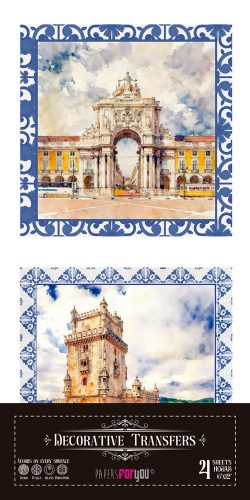 PFY-15506 - Decorative Transfers 15x30 (Lisboa III) - pack 2 ud.