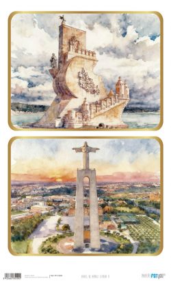 PFY-15509 - Papel Arroz 54x33 cm 25-30 gr. (Lisboa II) - pack 6 ud.