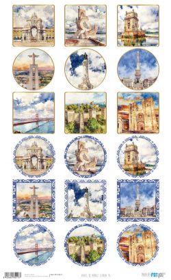 PFY-15517 - Papel Arroz 54x33 cm 25-30 gr. (Lisboa IX) - pack 6 ud.