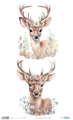 PFY-15561 - Papel Arroz 54x33 cm 25-30 gr. (Flora & Fauna II) - pack 6 ud.